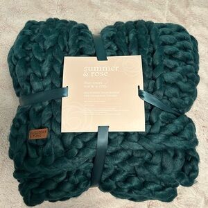 Summer & Rose Mia Knitted Throw Blanket